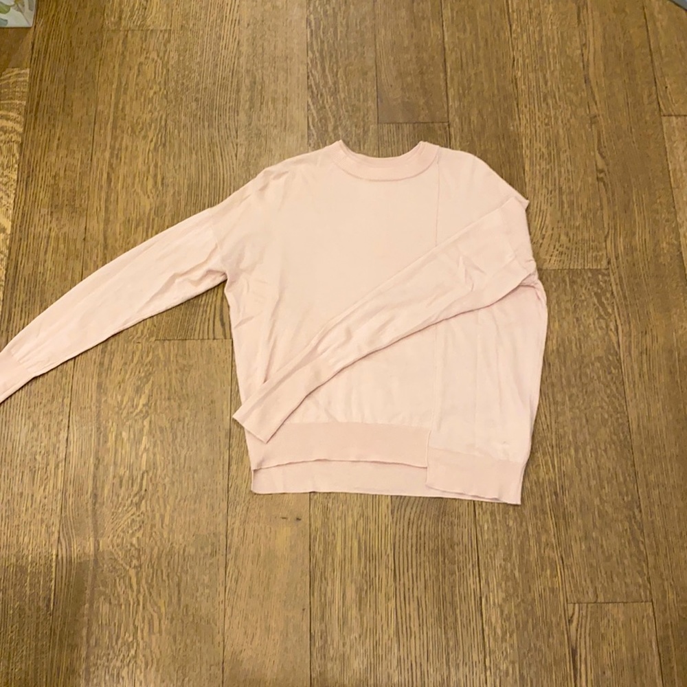 Pink light sweater